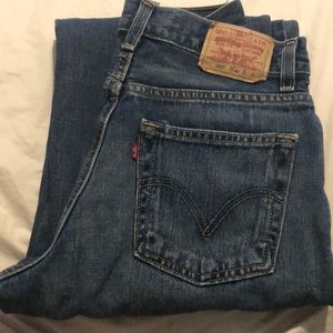 Vintage Levi’s 569 high waist crop jeans